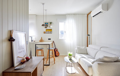 Madrid Houzz: A New Layout & Custom Built-Ins Create an Apartment