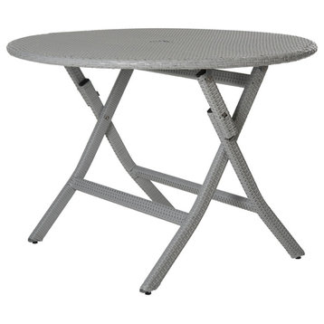 Ellis Round Folding Table - Grey