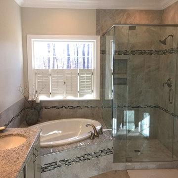 Pleasant Garden Traditional Master Bath