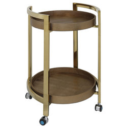 Transitional Bar Carts by Ceramic Import and Manufacturing Company Limited