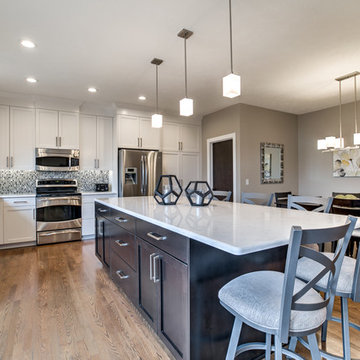 Open Concept Kitchen/ Living Room/ Dining Room in West Omaha