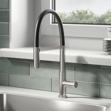 Troyes Single Handle, Pull-Down Kitchen Faucet, Brushed Nickel