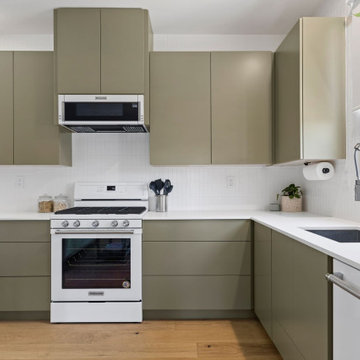 Fresh Modern Olive Kitchen
