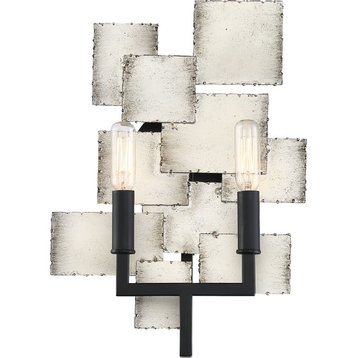 Quoizel TCE8702OS Two Light Wall Sconce Torrance Old Silver
