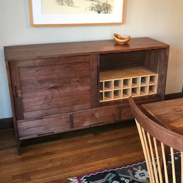 Shaker sideboard in walnut