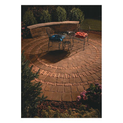 Large Inlay Circle Patio | Necessories&trade; ― Outdoor Living Kits - Outdoor Products