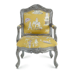 Massoud Danbury Bergere Chair - Armchairs And Accent Chairs
