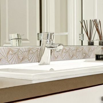 Hand-Carved Marble Border- Sea Shell