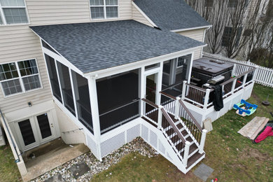 Create Shed Type Screened Porch on top of Existing Deck