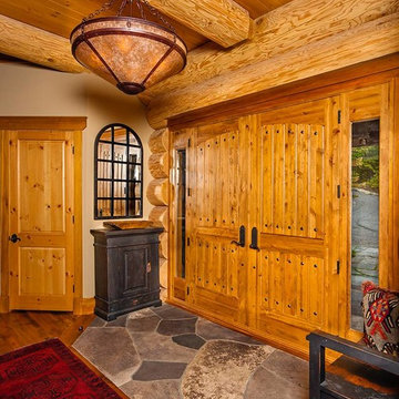 Ontario Waterfront Handcrafted Log Home