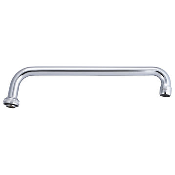 Central Brass 12_ Swivel Tube Spout With Aerator