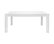 Worlds Away - Pollock Dining Table With  Scallop Edge In White Lacquer