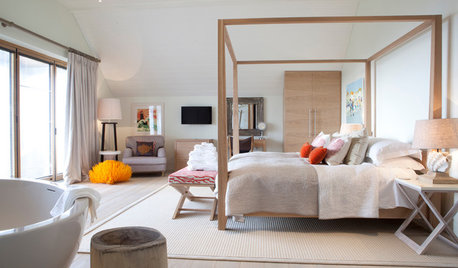 7 Frill-Free Ways to Work a Four-Poster Bed
