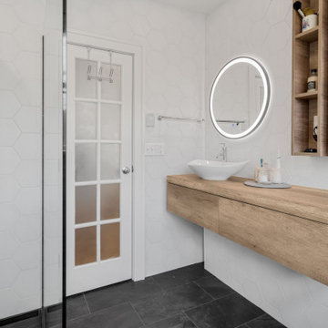 Fall Creek Basement Bath & Attic Remodel