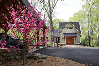 Inspiration for a transitional shade front yard stone landscaping in DC Metro for spring.