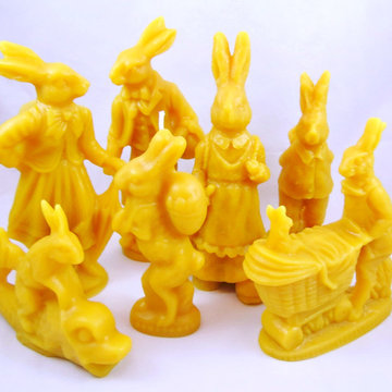 Beeswax Easter Ornaments