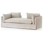 Four Hands - Habitat Chaise-Valley Nimbus - Chaise-style lounging, made for modern living. Neutral-toned upholstery covers shelter arms and oversize pillow-inspired cushions.