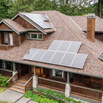 Teak Composite Roof in Bainbridge Island, WA