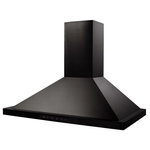 ZLINE Kitchen and Bath - ZLINE 30" Convertible Vent Wall Range Hood in Black Stainless Steel - The ZLINE BSKBN-30 is a 30 in. professional wall mount stainless steel range hood with a modern design and built-to-last quality, making it a great addition to any kitchen. This hood's high-performance, 400 CFM 4-speed motor will provide all the power you need to quietly and efficiently ventilate your stove while cooking. With its classic 430 grade black stainless steel, this range hood contains rust, temperature, and corrosion-resistant properties to ensure a durable vent hood that will last for years to come. Enjoy modern features, including built-in LED lighting for an illuminated culinary experience and dishwasher-safe stainless steel baffle filters for easy clean-up. This wall mount range hood has a convertible vent, so you can have a luxury range hood whether you need a ducted or ductless option. Enjoy easy installation and an easy recirculating conversion process. Experience Attainable Luxury - in the heart of your home, with a ZLINE range hood. ZLINE Kitchen and Bath stands by all products with its manufacturer parts warranty. The BSKBN-30 ships next business day when in stock.