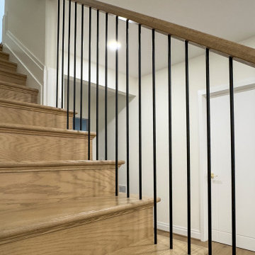 Project #144 | Slightly Curved Transitional Staircase