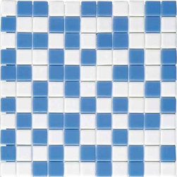 Blue And White Mosaic Tiles - Direct Tile Warehouse - モザイクタイル