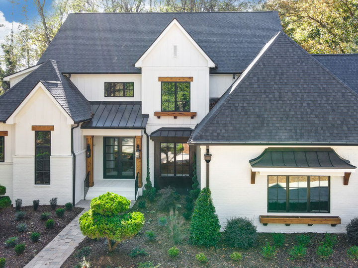 Painted Brick Exterior