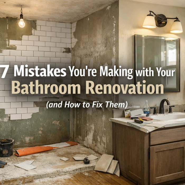 7 Mistakes You're Making with Your Bathroom Renovation (and How to Fix Them)