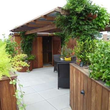 Manhattan Penthouse Rooftop Garden and Custom Playground