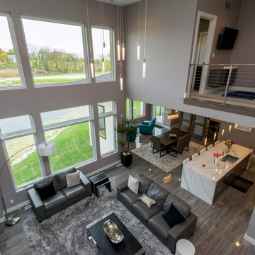 Contemporary Modern 2 Story Plan #57916