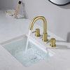 Circular Widespread Sink Faucet With Pop Up Drain - Transitional ...