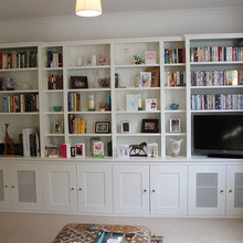 Fitted cupboards/shelving