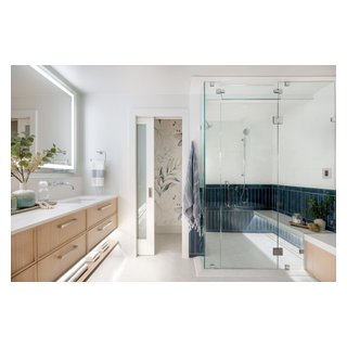 Luxury primary steam bathroom - Transitional - Bathroom - Seattle - by ...