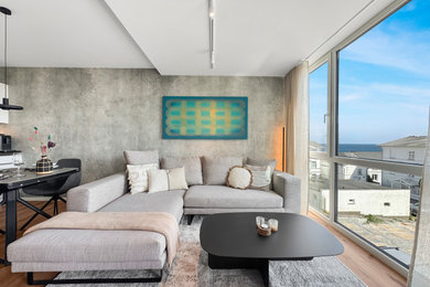 Modernes Wohnzimmer in Hamburg