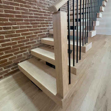 Project #145 | Modern Staircase Renovation in Victorian Townhouse