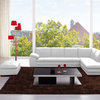 625 Italian Leather Sectional White in Right Hand Facing