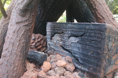 Metal Fire Pit Logs