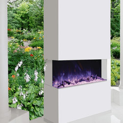 Amantii Tru-View Outdoor Fireplace 50 Inch - Outdoor Fireplaces