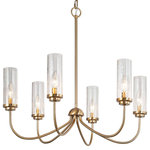 LNC - LNC 6-Light Modern Gold Multiple Finishes Candle Clear Glass Chandelier - At LNC, we always believe that Classic is the Timeless Fashion, Liveable is the essential lifestyle, and Natural is the eternal beauty. Every product is an artwork of LNC, we strive to combine timeless design aesthetics with quality, and each piece can be a lasting appeal.