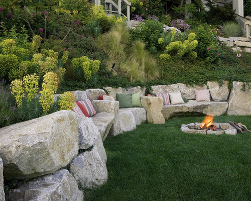 Boulder Retaining Wall | Houzz
