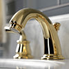 Kingston Brass KB912RXL Widespread Bathroom Faucet, Pop-Up Drain
