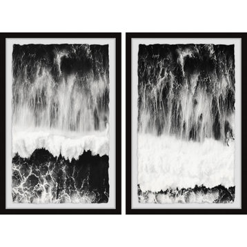 Chasing Waves Diptych, 2-Piece Set, 16x24 Panels