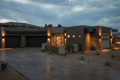 Example of a trendy exterior home design in Salt Lake City