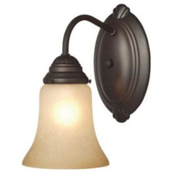 Westinghouse 62238 Trinity II One-Light Interior Wall Fixture, Oil Rubbed Bronze