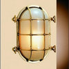 Weems and Plath Oval Brass Bulkhead Light