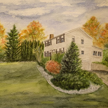 Watercolor House Portraits