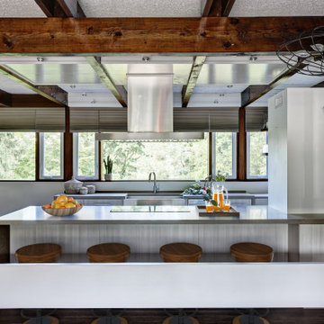 Mid-century Kitchen with a Modern Rustic Appeal