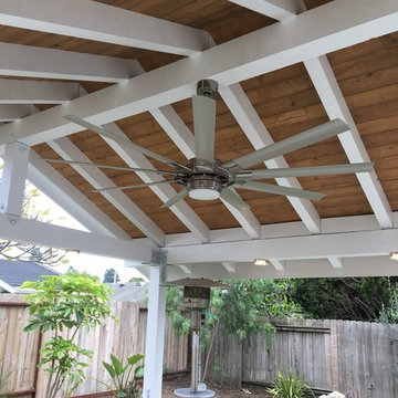 LED Patio Lighting & Ceiling Fan Installation