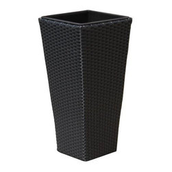 Rattan Plastic Wicker Planter - Handicraft Pots - Ecova shop - Products