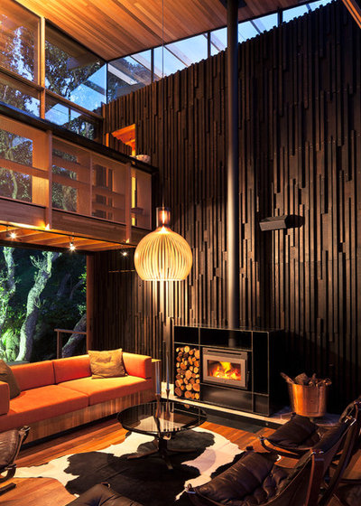 Contemporary Living Room by Herbst Architects