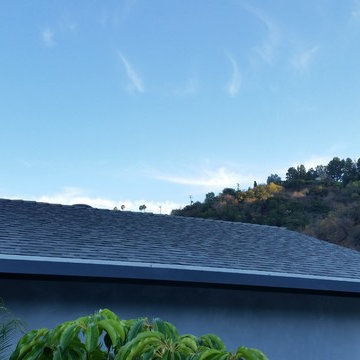 Fascia Wrap, Custom Sectional Slant Back Box Gutters in Studio City